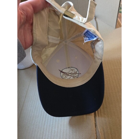 NASA‎ Baseball Cap Hat White Blue Embroidered Logo Space Travel Souvenir - Picture 7 of 9